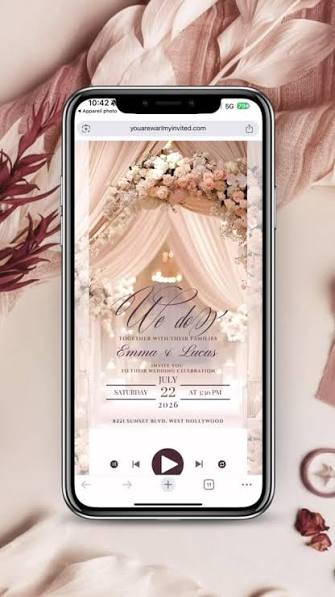 Tell Your Wedding Story with Music: The Magic of Animated Invitations 🎵✨